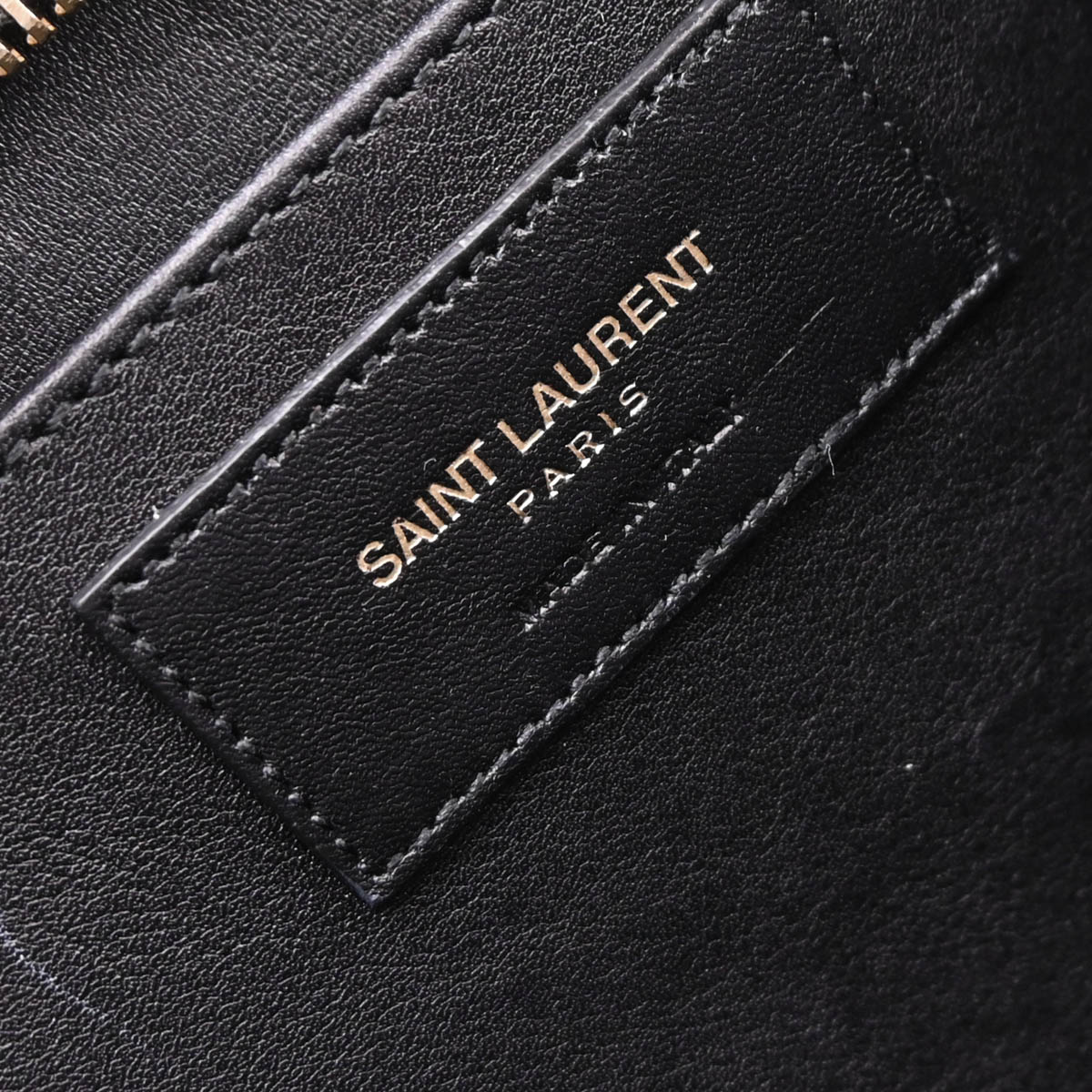 Saint Laurent Black Baby Cabas 2way Shoulder Handbag