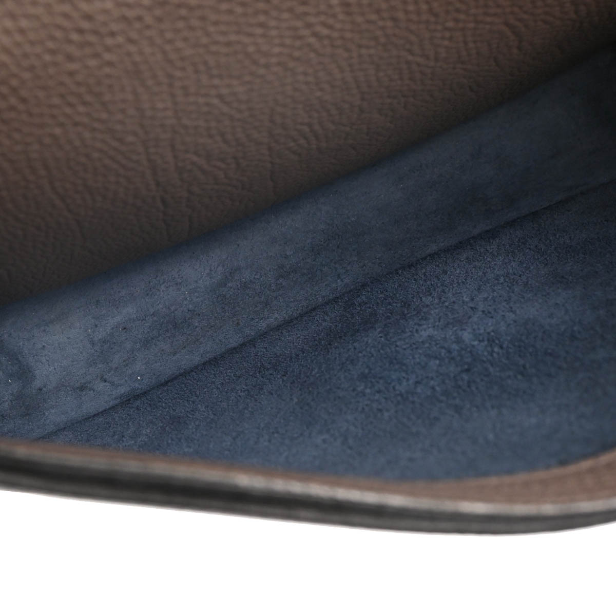 Hermes 2013 Blue Indigo Etain Togo Verso Sac a Depeches 27 Briefcase Handbag