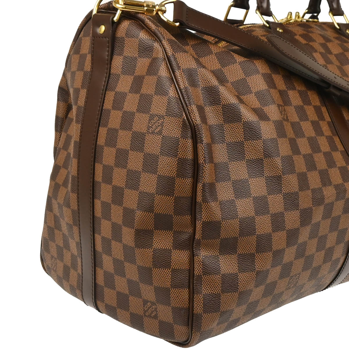 Louis Vuitton 2011 Damier Keepall Bandouliere 55 Duffle Bag N41414