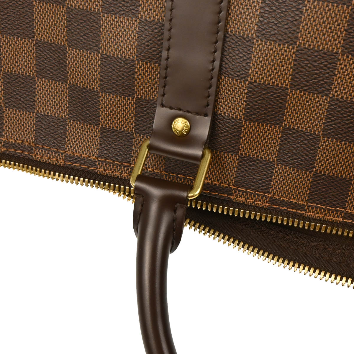 Louis Vuitton 2011 Damier Keepall Bandouliere 55 Duffle Bag N41414