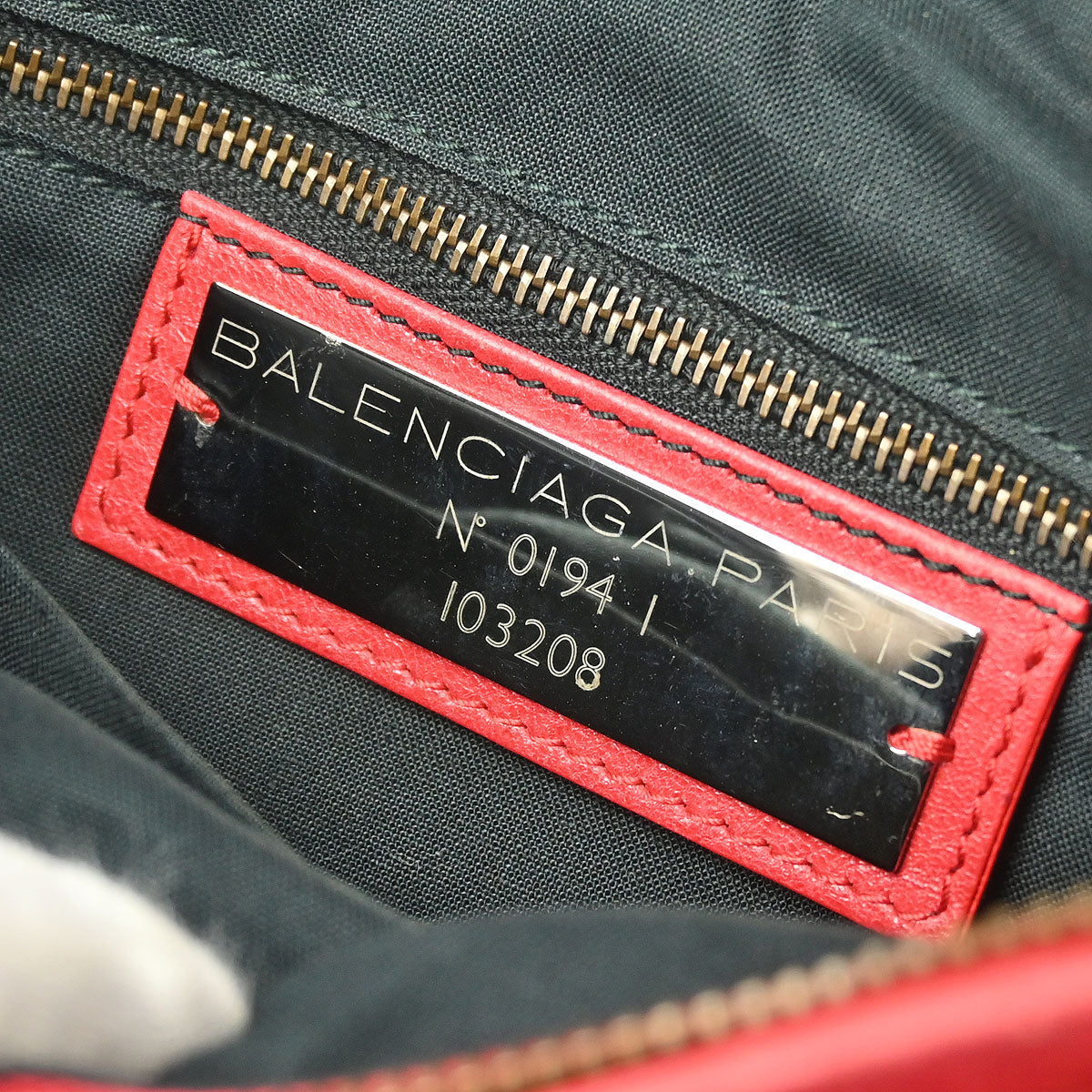 Balenciaga Red The First 2way Shoulder Handbag
