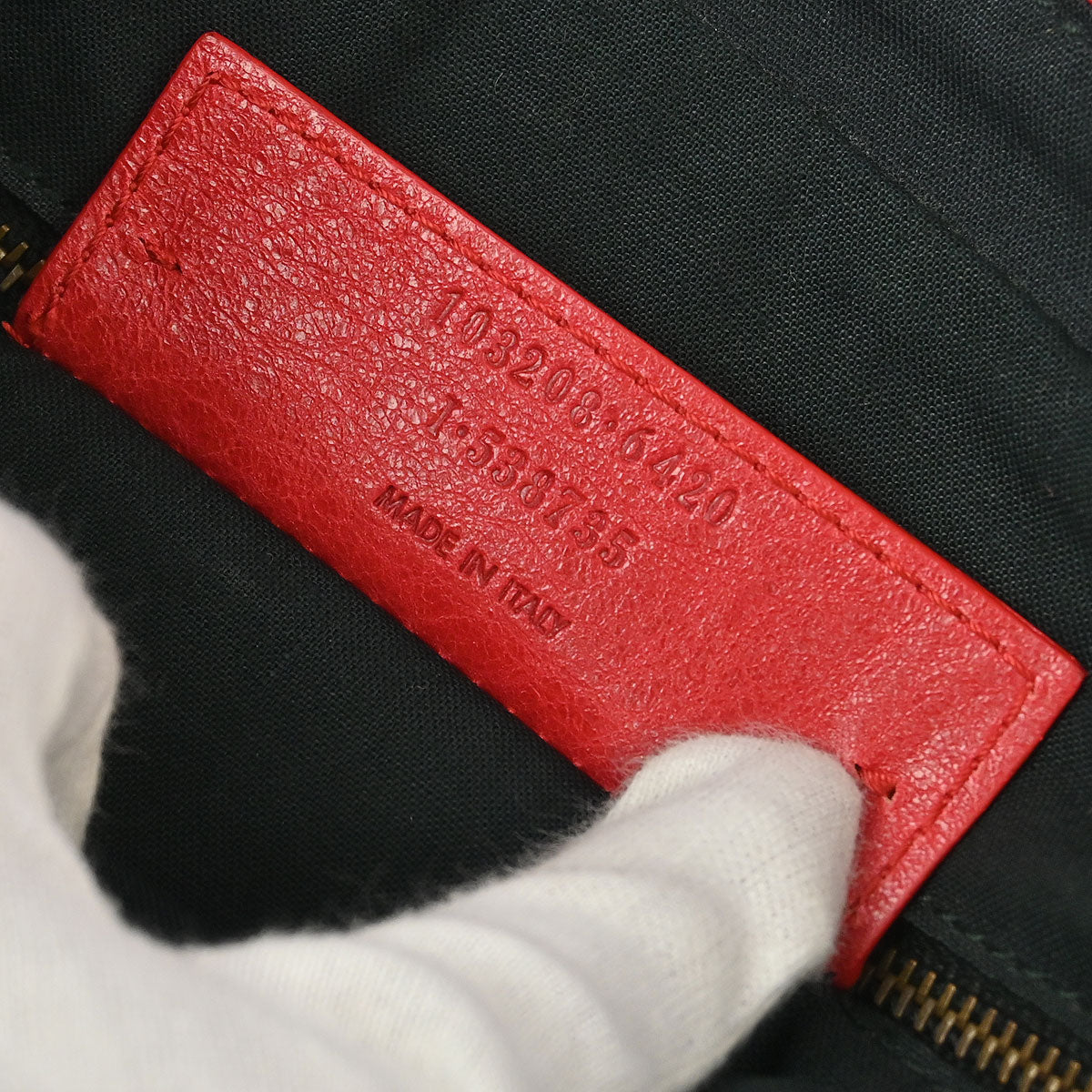 Balenciaga Red The First 2way Shoulder Handbag