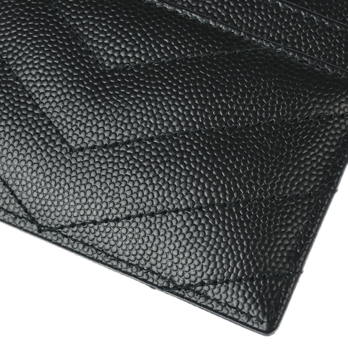 Saint Laurent Black Leather Cardholder Small Good