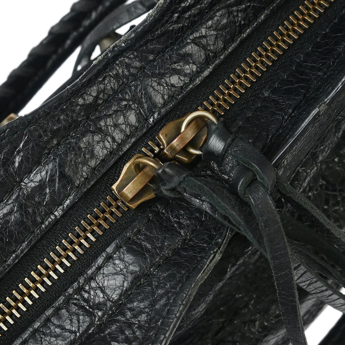 Balenciaga Black Classic Mini City 2way Shoulder Handbag