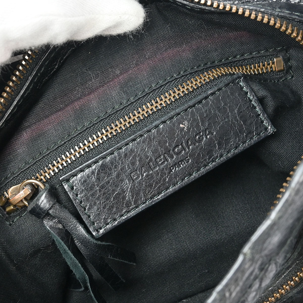 Balenciaga Black Classic Mini City 2way Shoulder Handbag