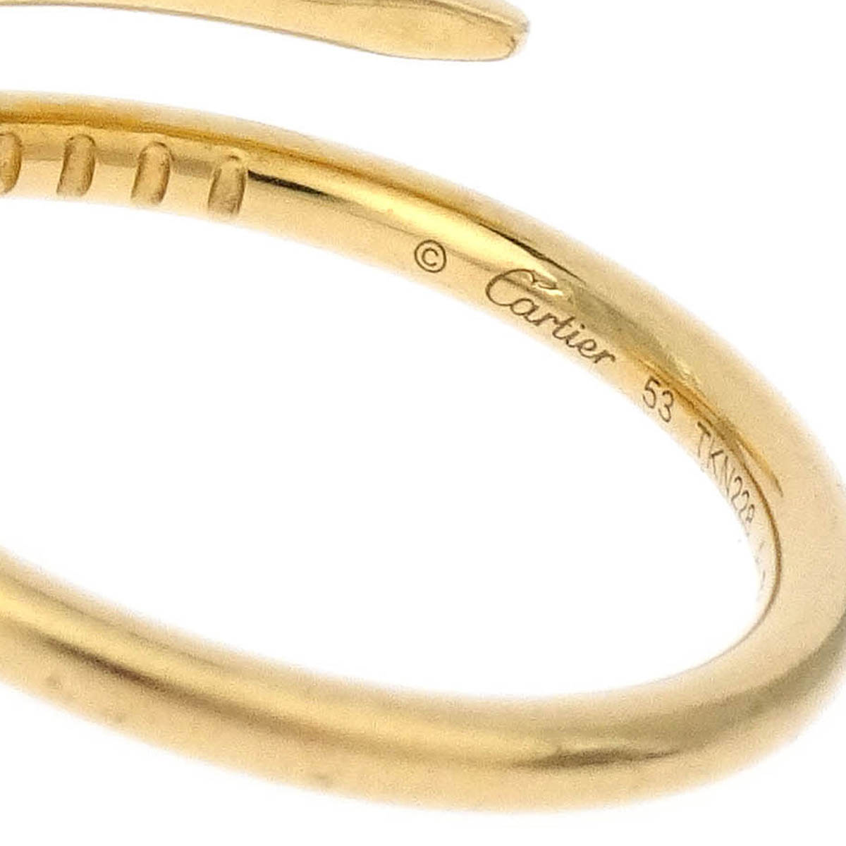 Cartier Juste Un Clou Ring TKN228 Au750 Gold #53