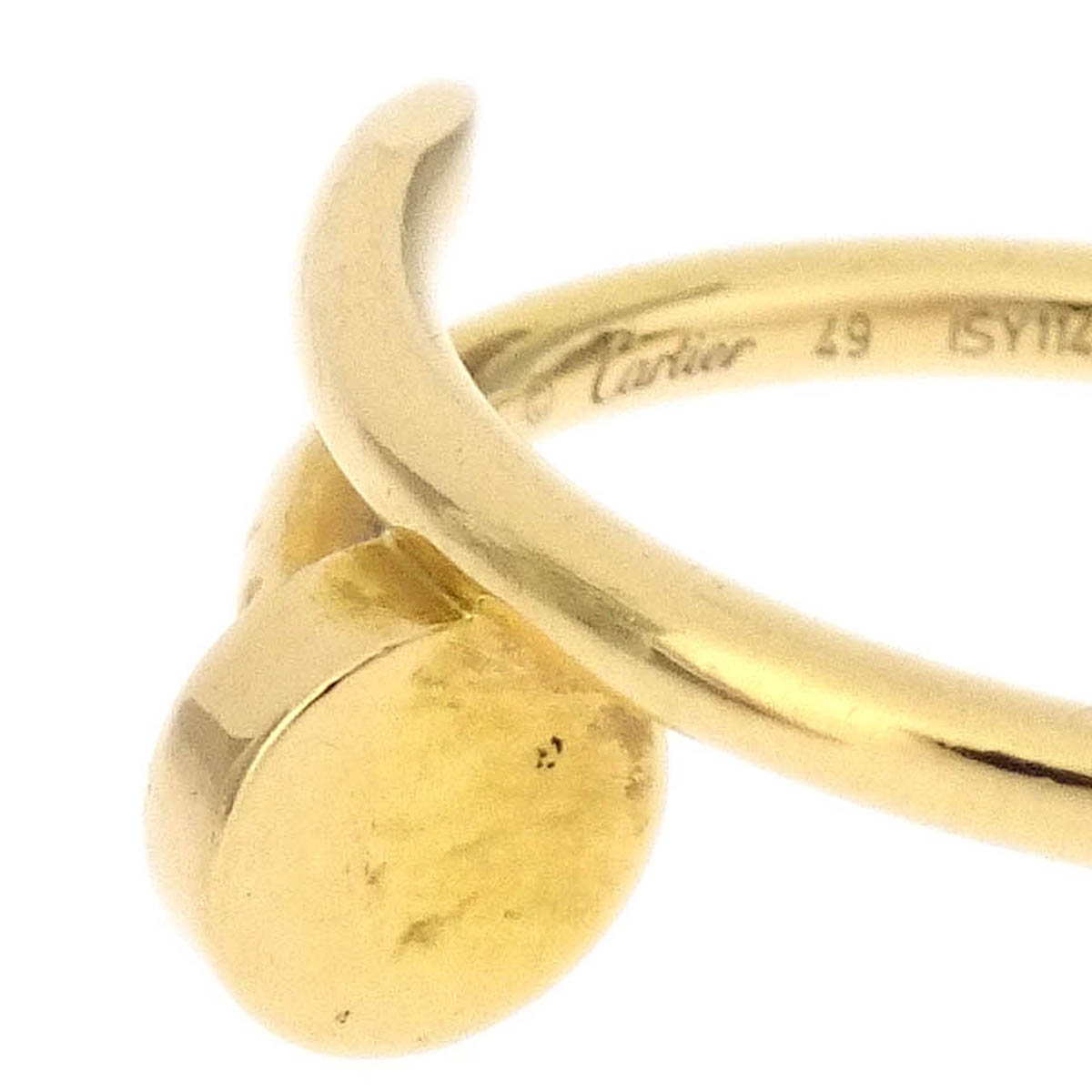 Cartier Juste Un Clou Ring ISY114 Au750 Gold #49