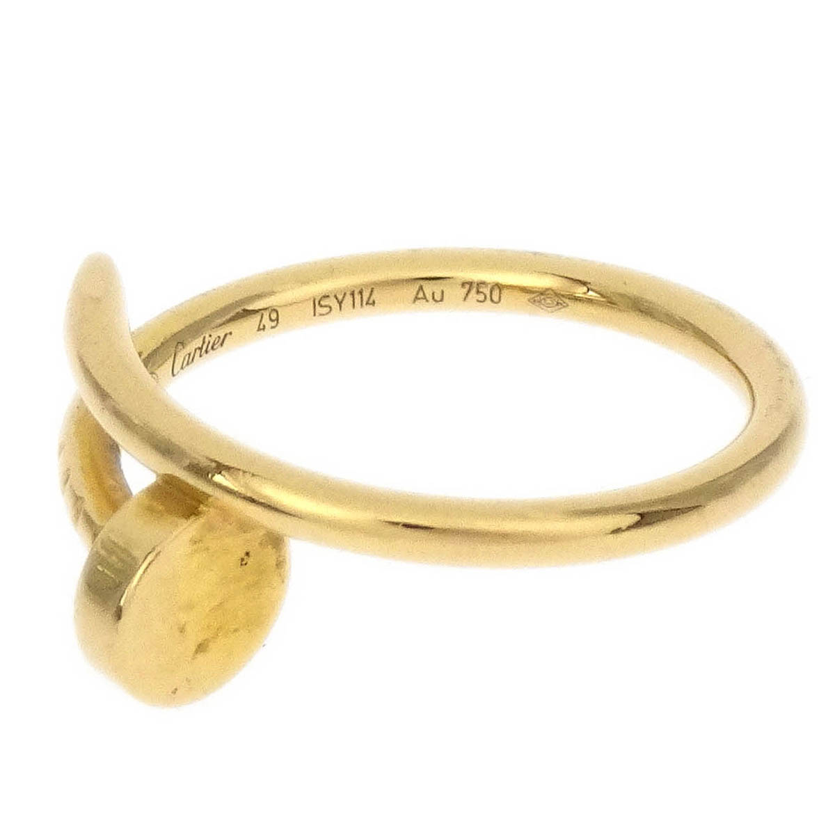 Cartier Juste Un Clou Ring ISY114 Au750 Gold #49