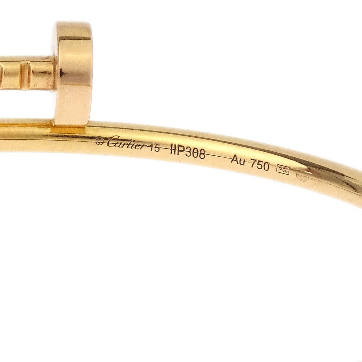 Cartier Juste Un Clou Bracelet #15 Small Model IIP308 Au750