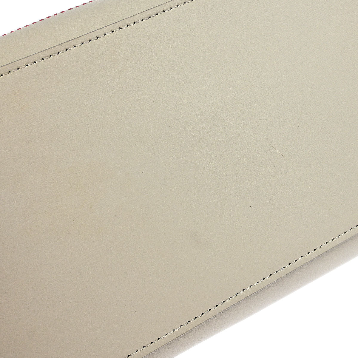 Celine White Leather Micro Luggage Tote Bag