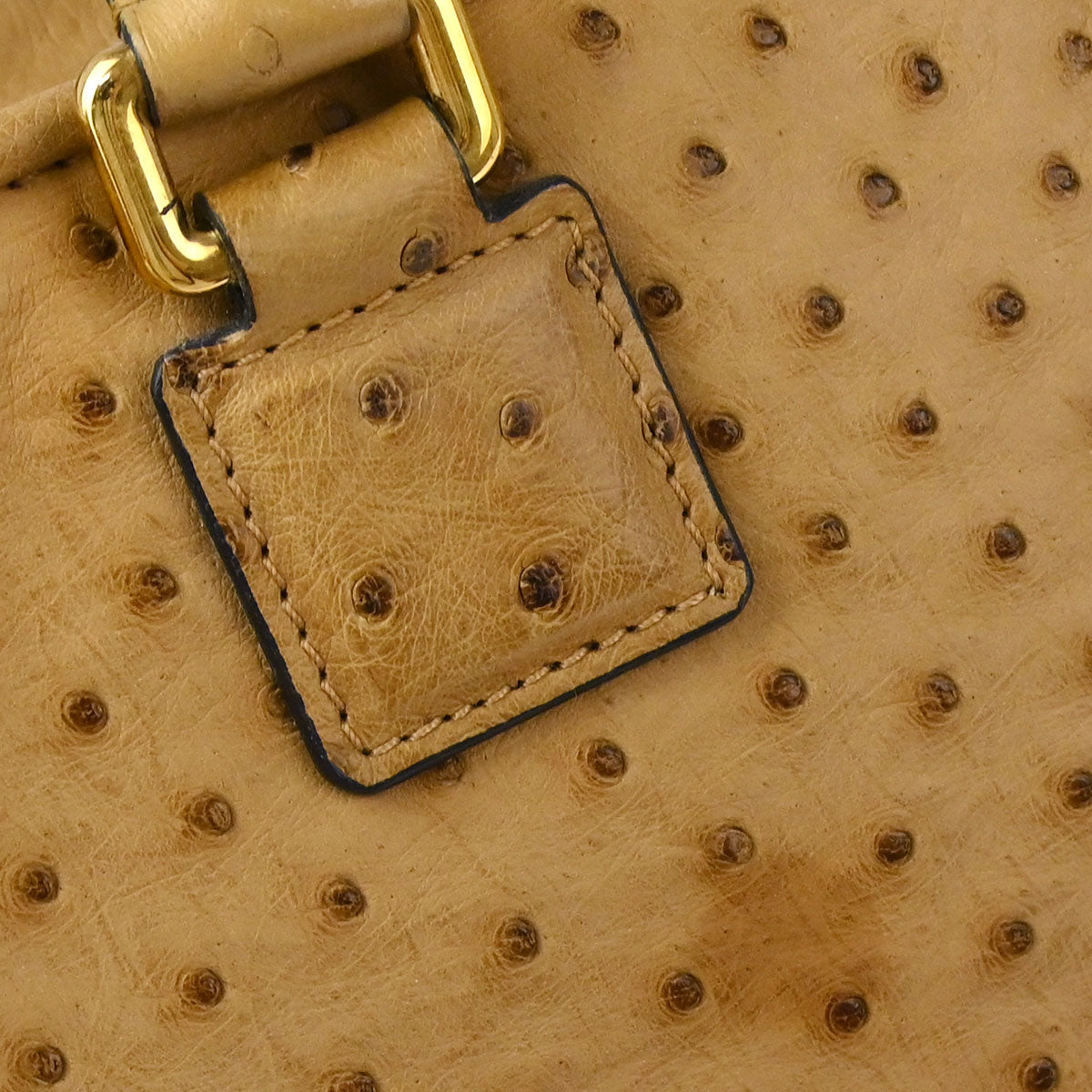 Loewe * 2013 Beige Ostrich Amazona 28 Handbag