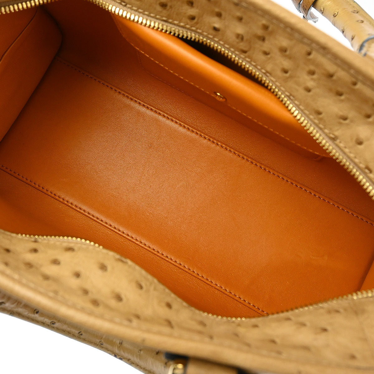 Loewe * 2013 Beige Ostrich Amazona 28 Handbag