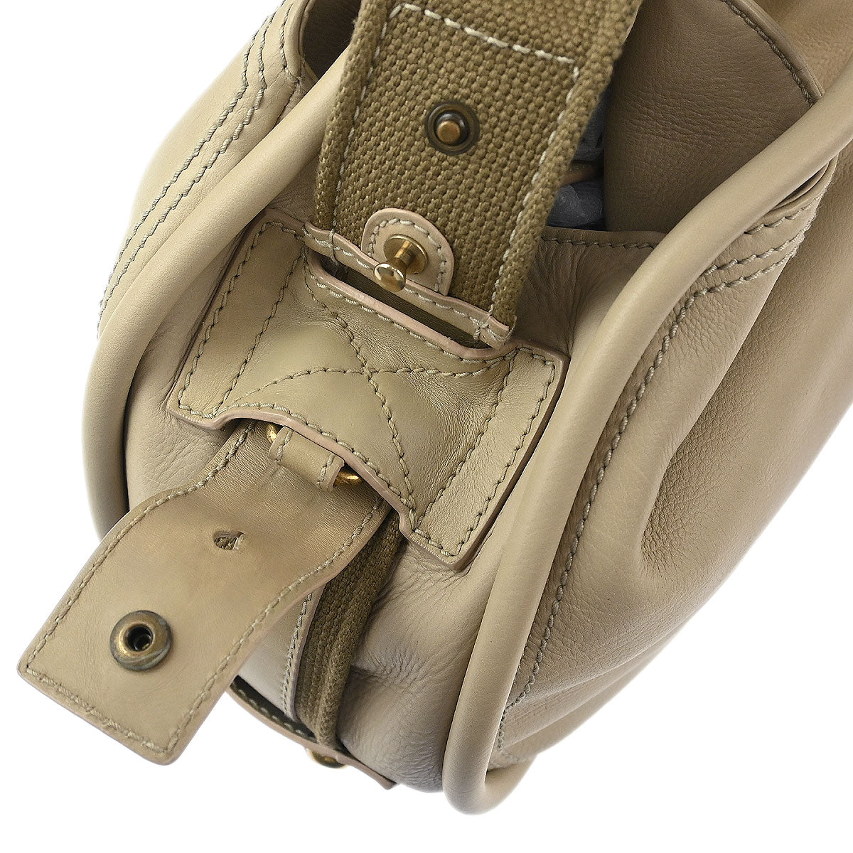 Christian Dior Beige Lattice Shoulder Bag