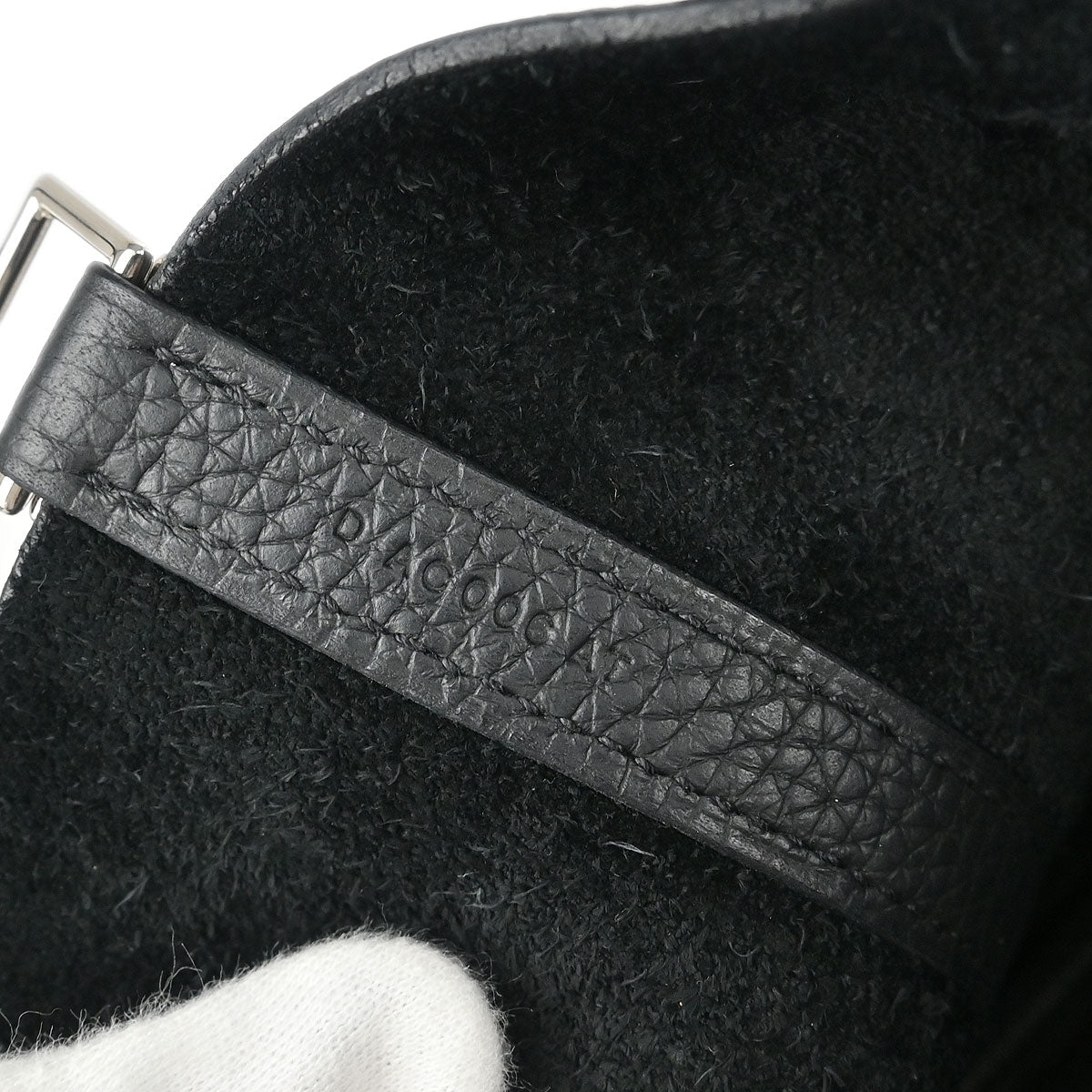 Hermes Black Taurillon Clemence Picotin Lock 22 MM Handbag
