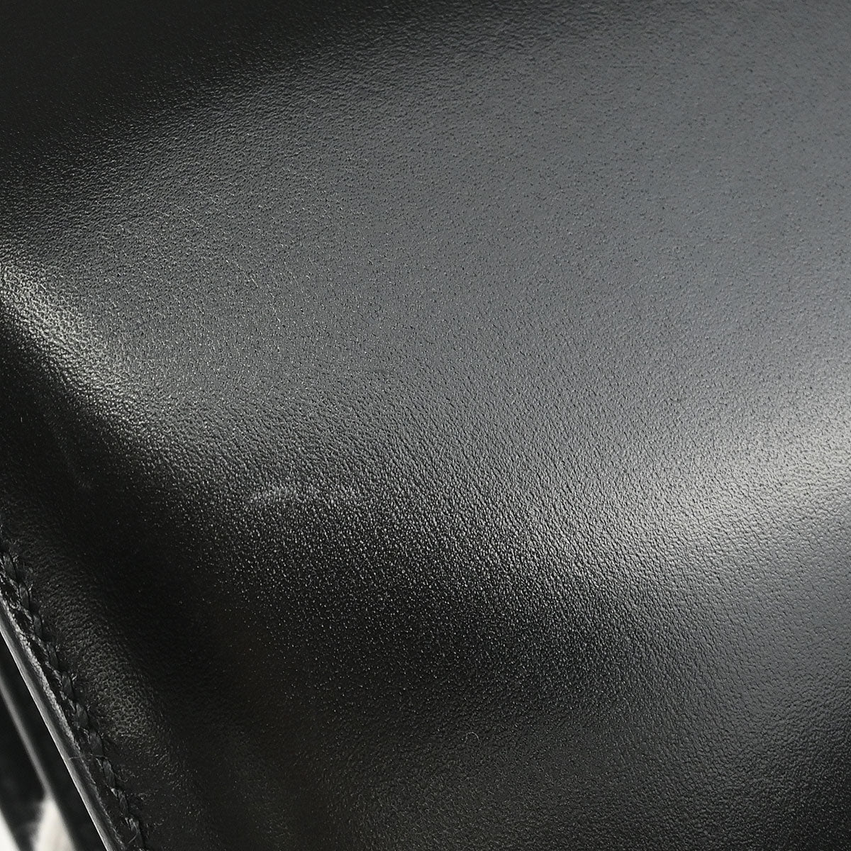 Hermes 2018 Black Box Calf Mini Constance 18 Shoulder Bag
