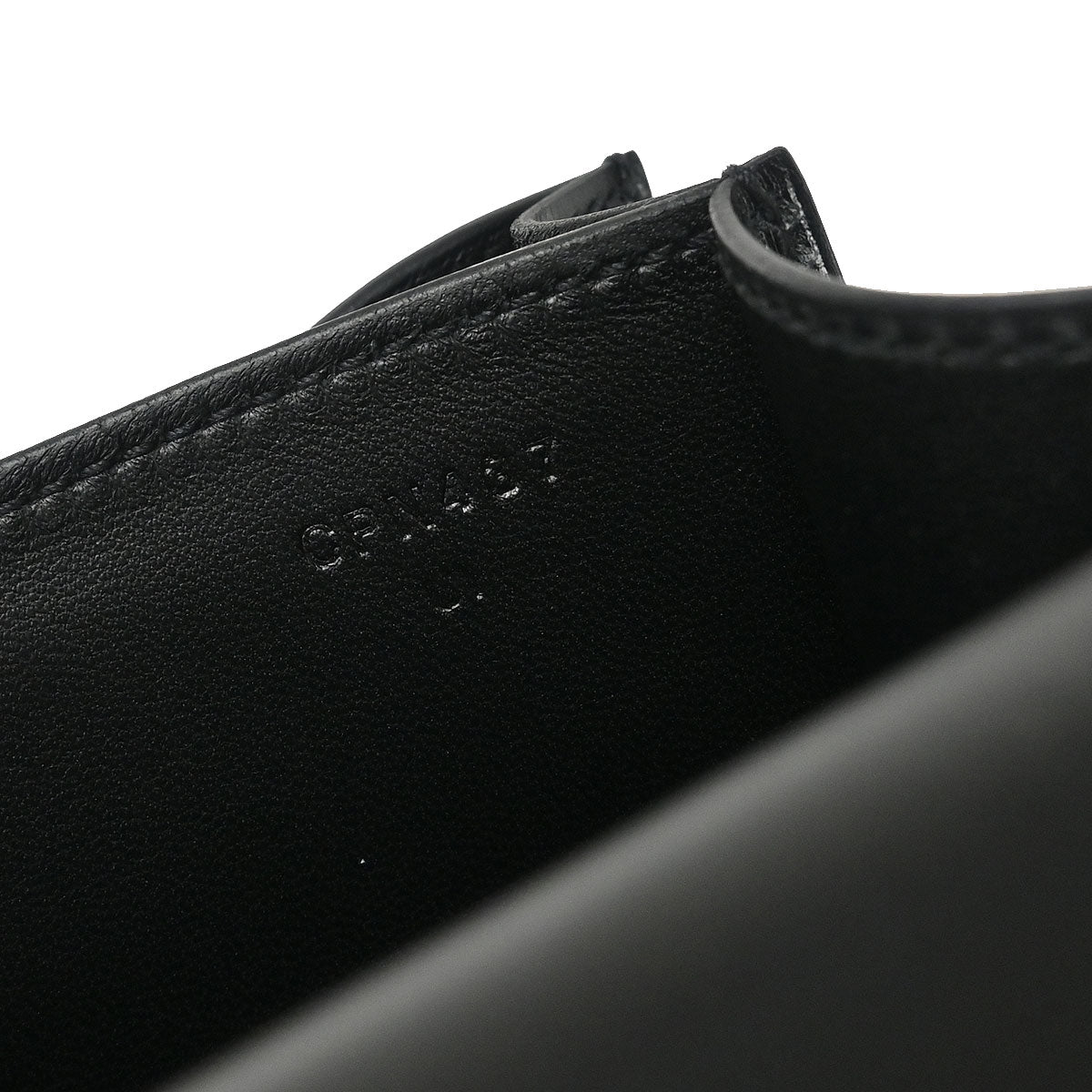 Hermes 2018 Black Box Calf Mini Constance 18 Shoulder Bag