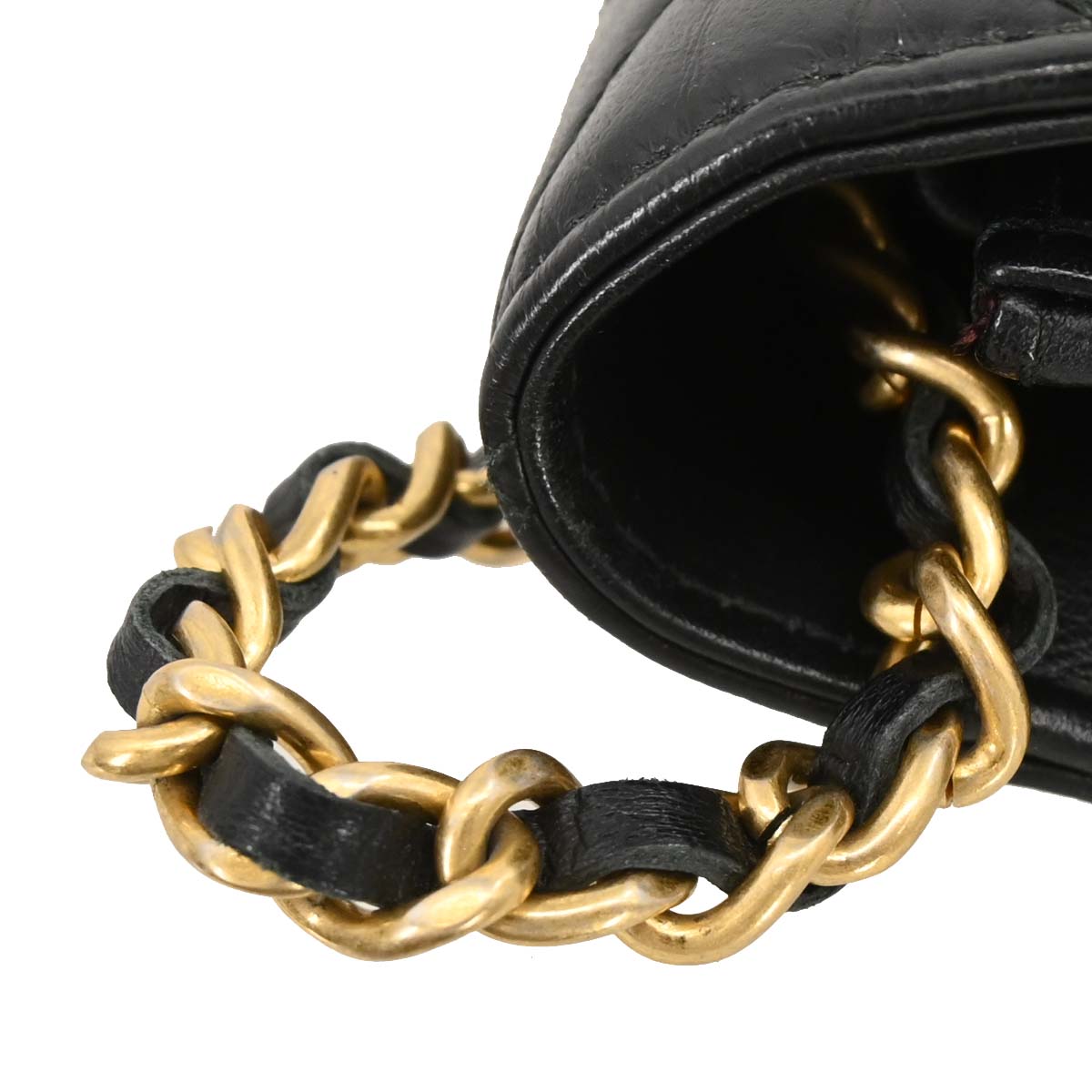 Chanel 2017-2018 Calfskin Mademoiselle Lock Icon WOC Wallet on Chain Shoulder Bag