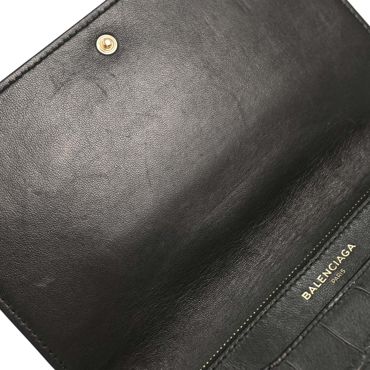 Balenciaga * Black Wallet on Chain WOC