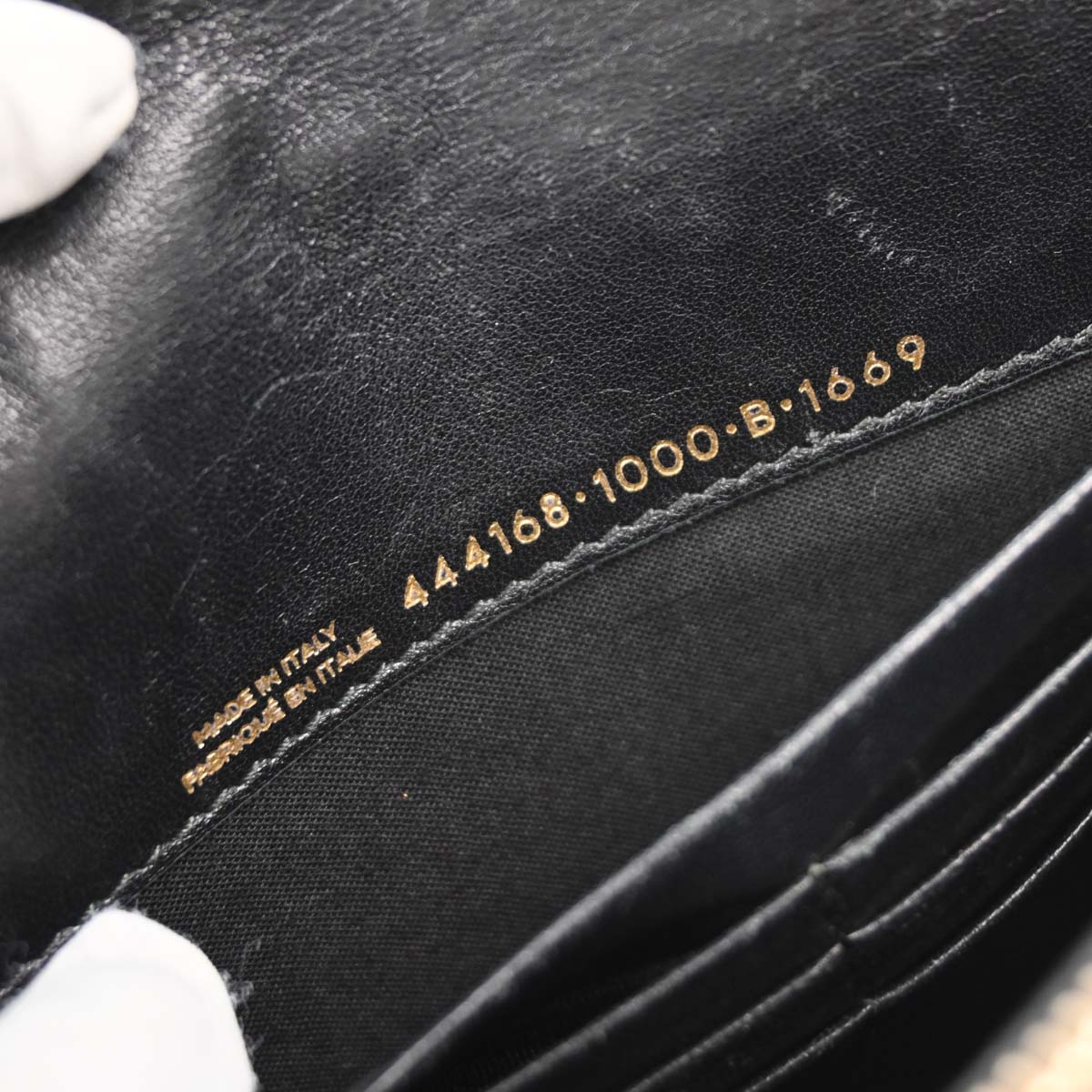 Balenciaga * Black Wallet on Chain WOC