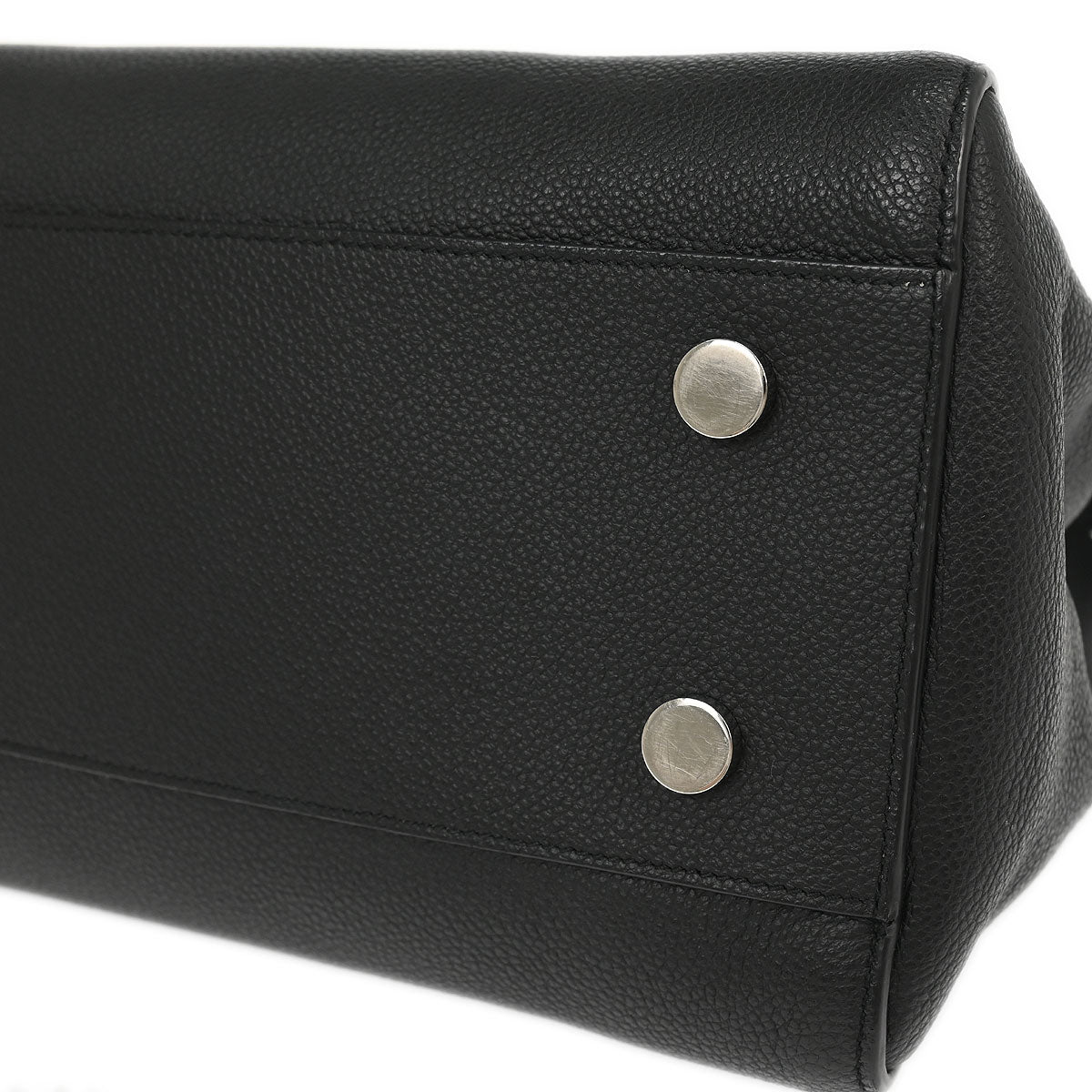 Saint Laurent Black Leather Cabas Rive Gouche 2way Shoulder Handbag