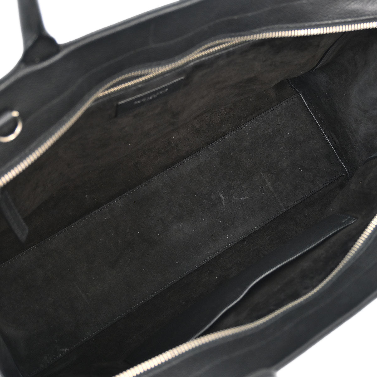 Saint Laurent Black Leather Cabas Rive Gouche 2way Shoulder Handbag