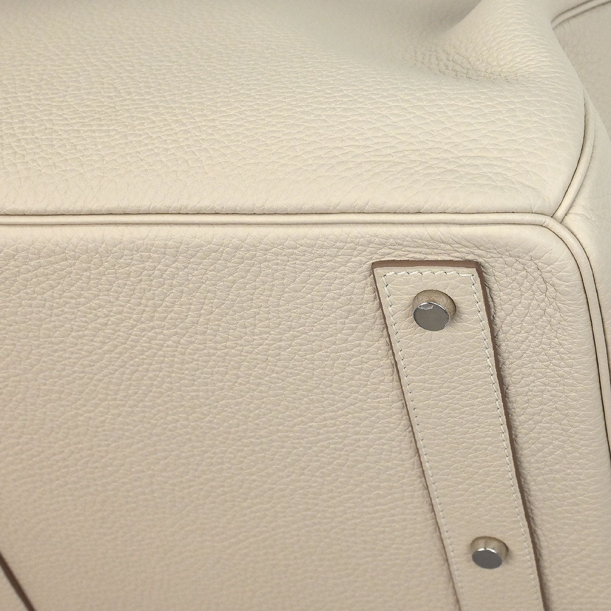 Hermes 2016 Craie Togo Haut a Courroies 50 Handbag