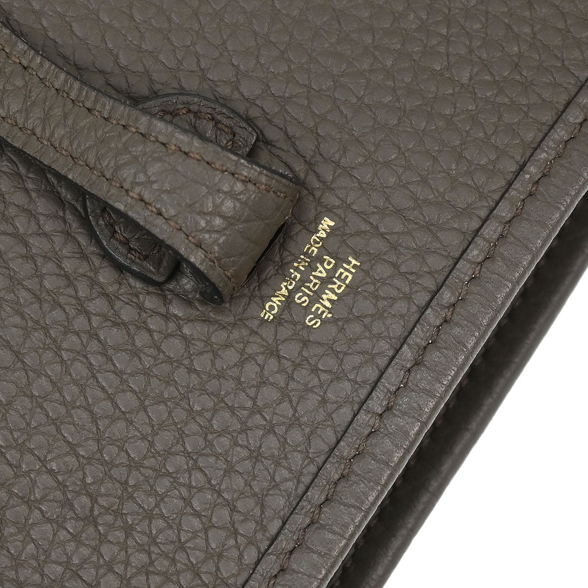 Hermes 2018 Etain Taurillon Clemence Evelyne TPM Shoulder Bag