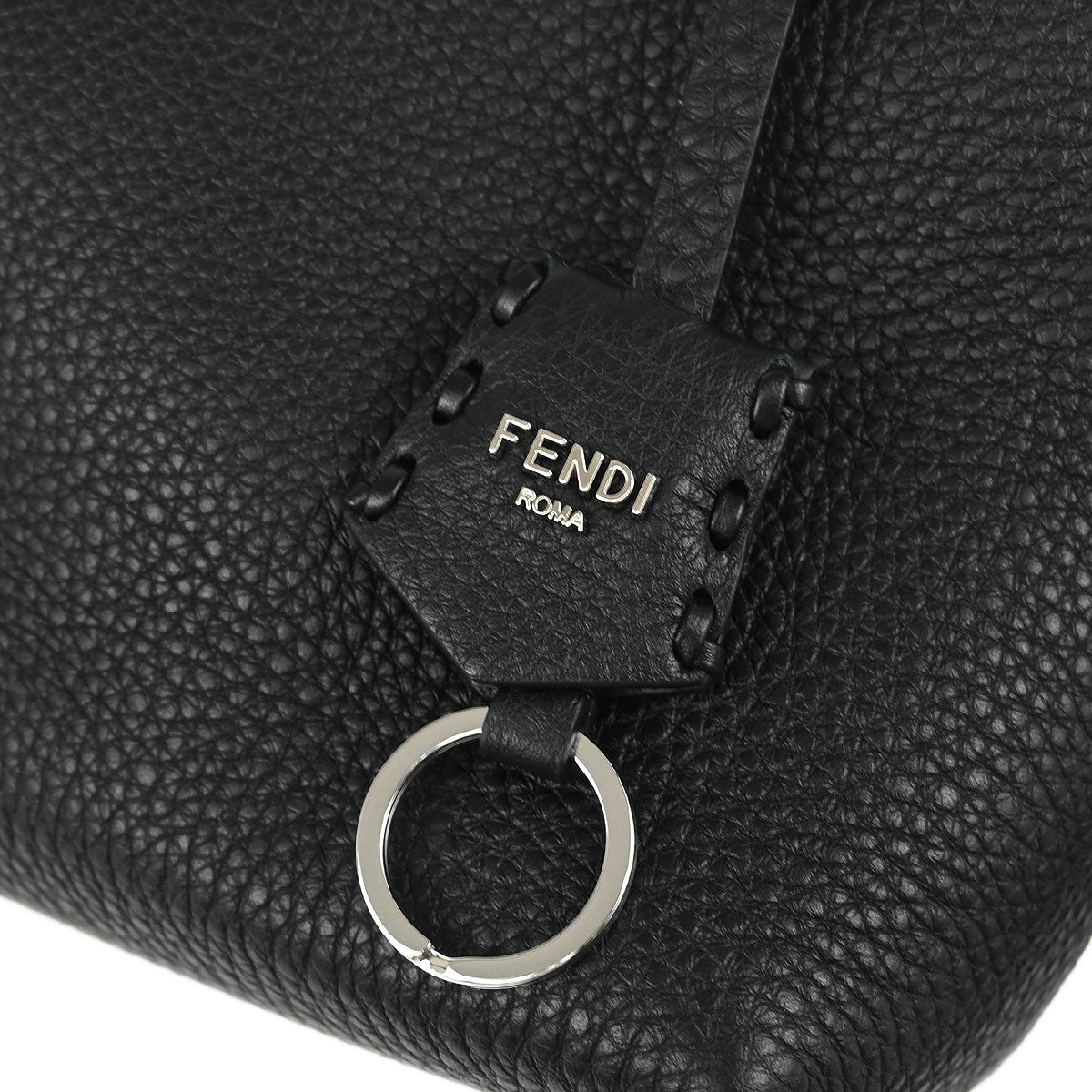 Fendi Black Leather By The Way Shoulder Bag