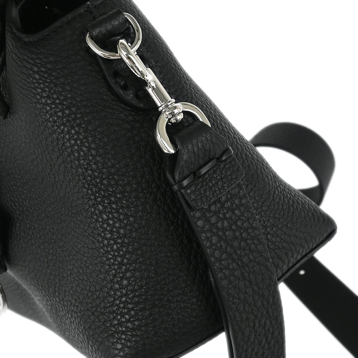 Fendi Black Leather By The Way Shoulder Bag