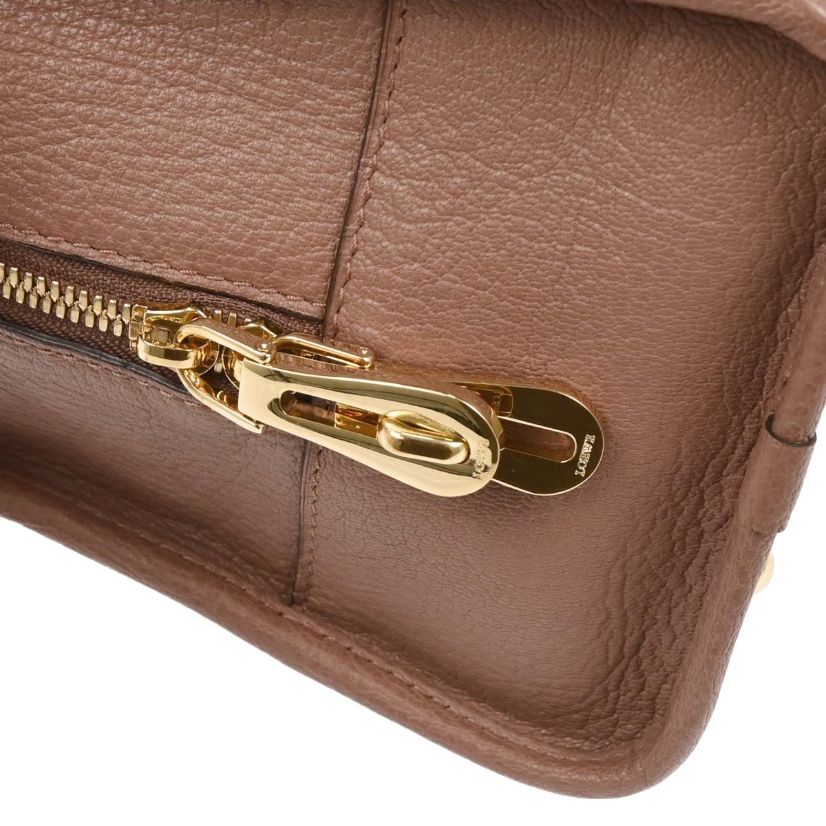 Loewe 2010 Brown Leather Amazona 28 Handbag
