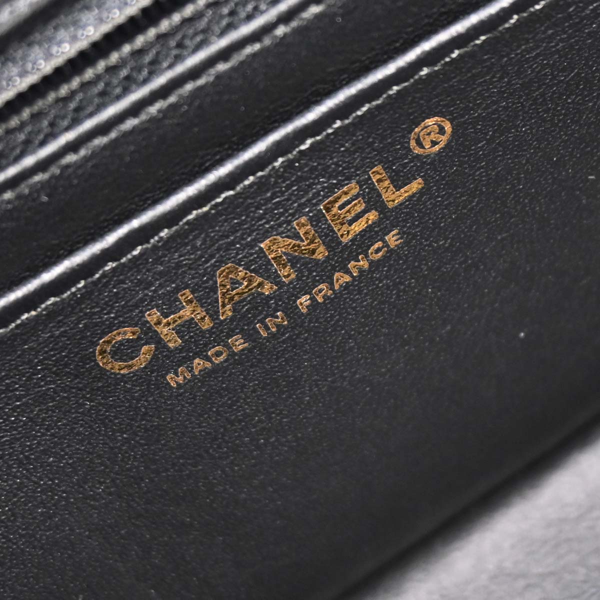 Chanel * 2019 Black Leather Mademoiselle Lock Shoulder Bag