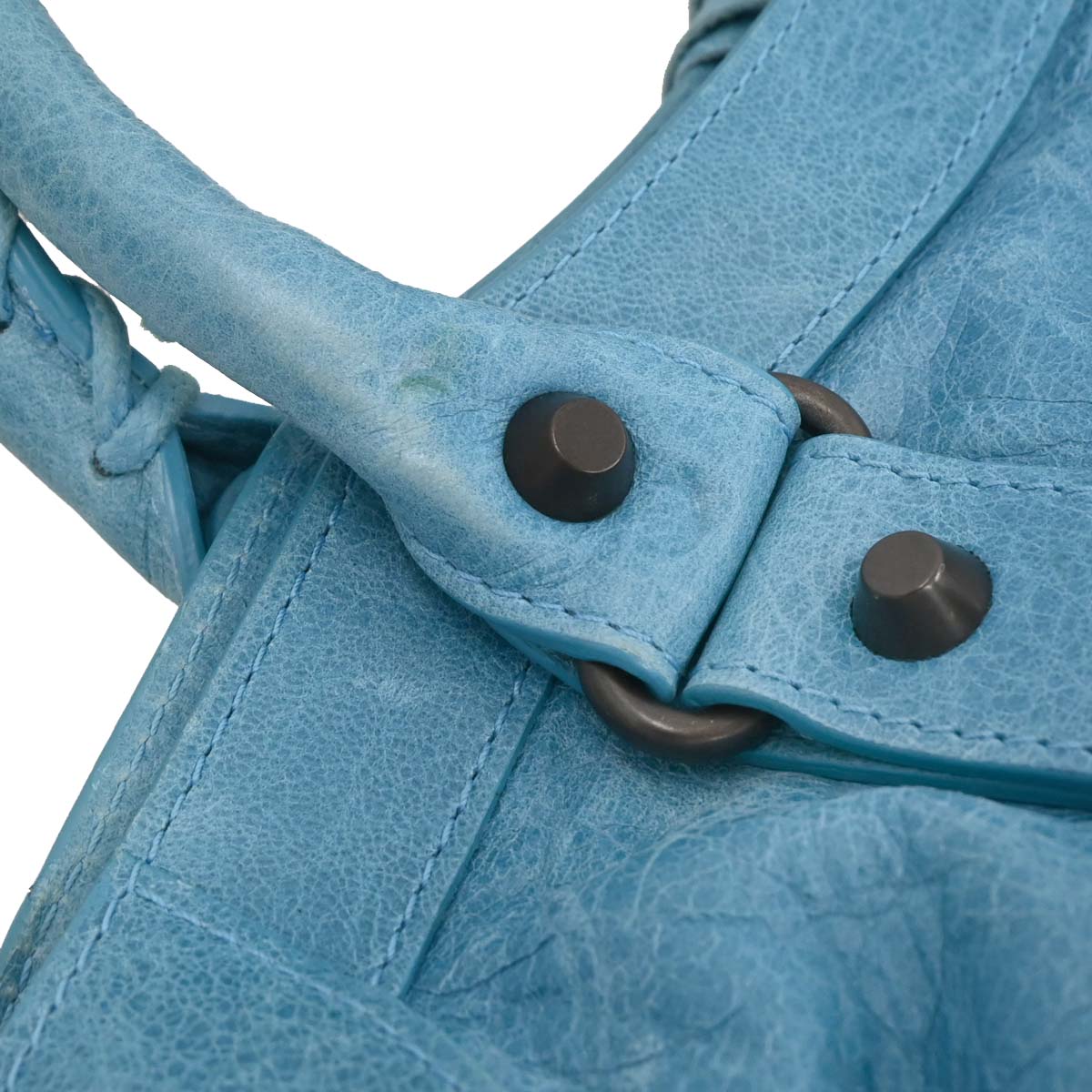 Balenciaga Light Blue Medium The City 2way Shoulder Handbag