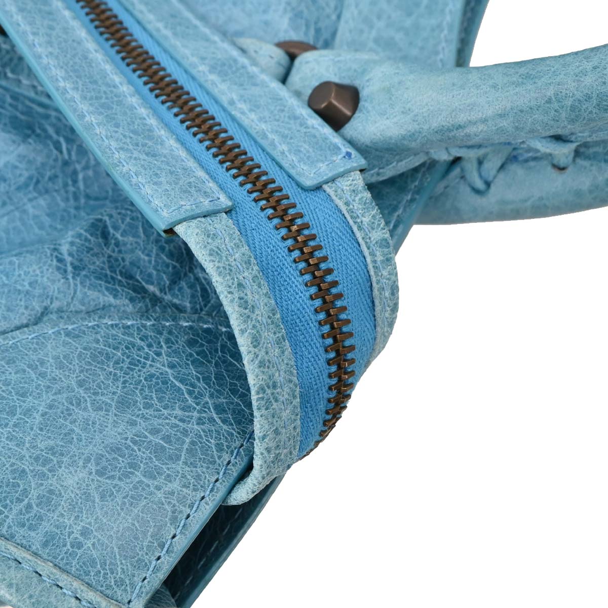 Balenciaga Light Blue Medium The City 2way Shoulder Handbag