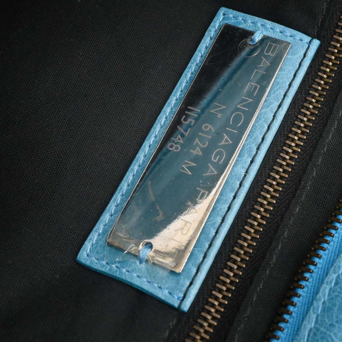 Balenciaga Light Blue Medium The City 2way Shoulder Handbag