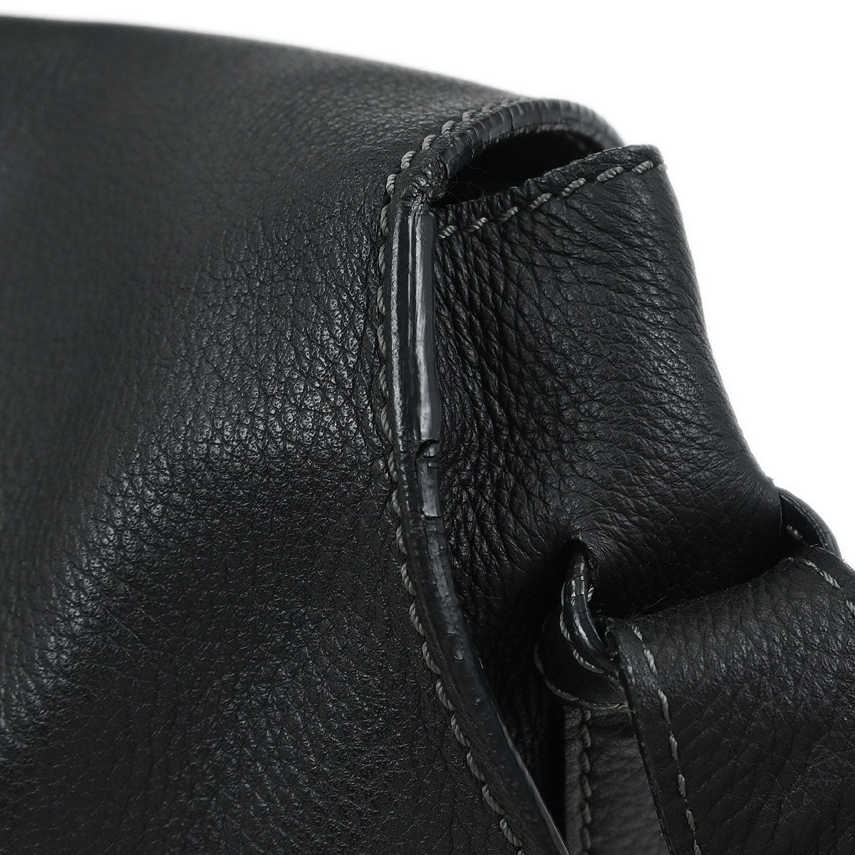 Chloe Black Leather Marcie Shoulder Bag