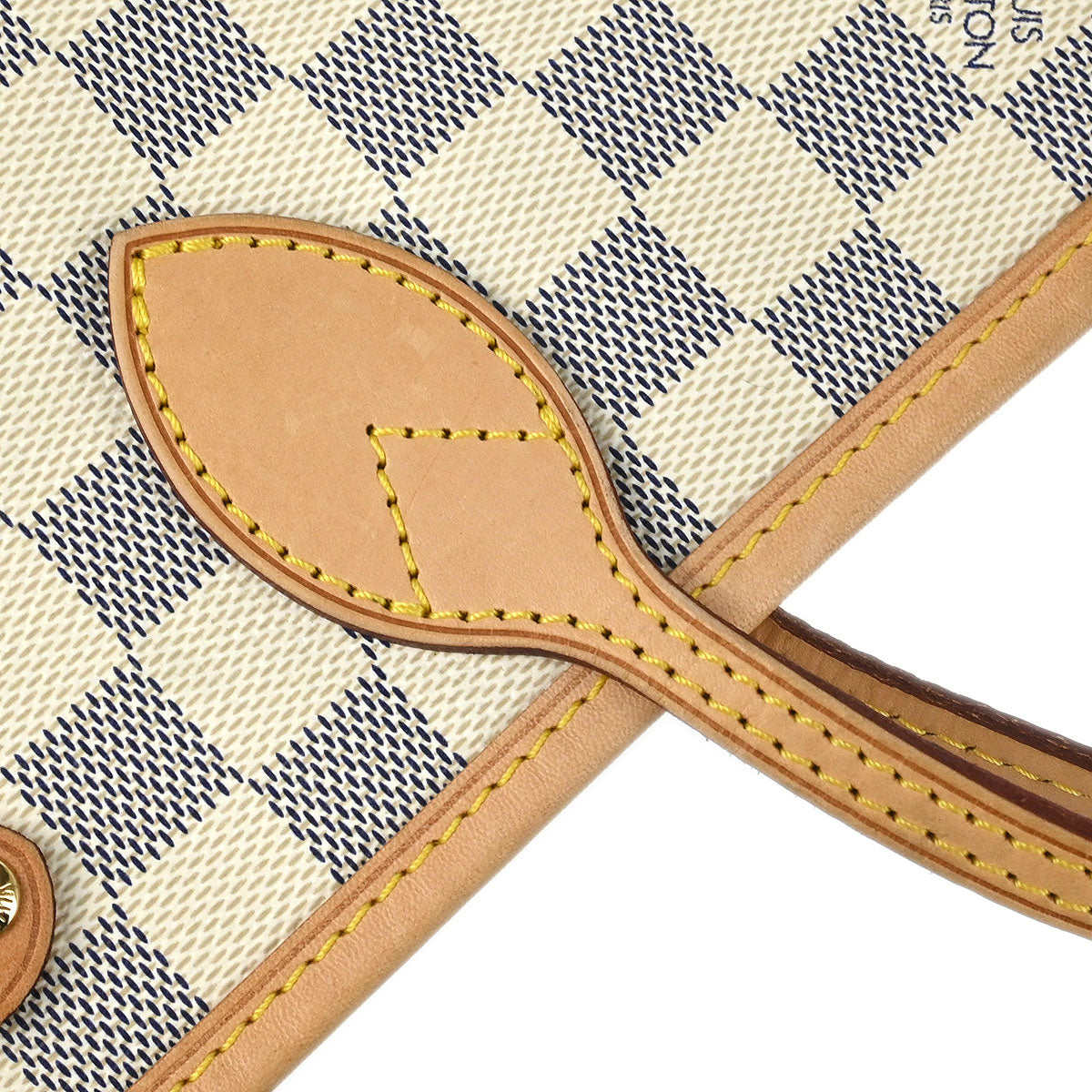 Louis Vuitton 2010 Damier Azur Neverfull PM Tote Handbag N51110