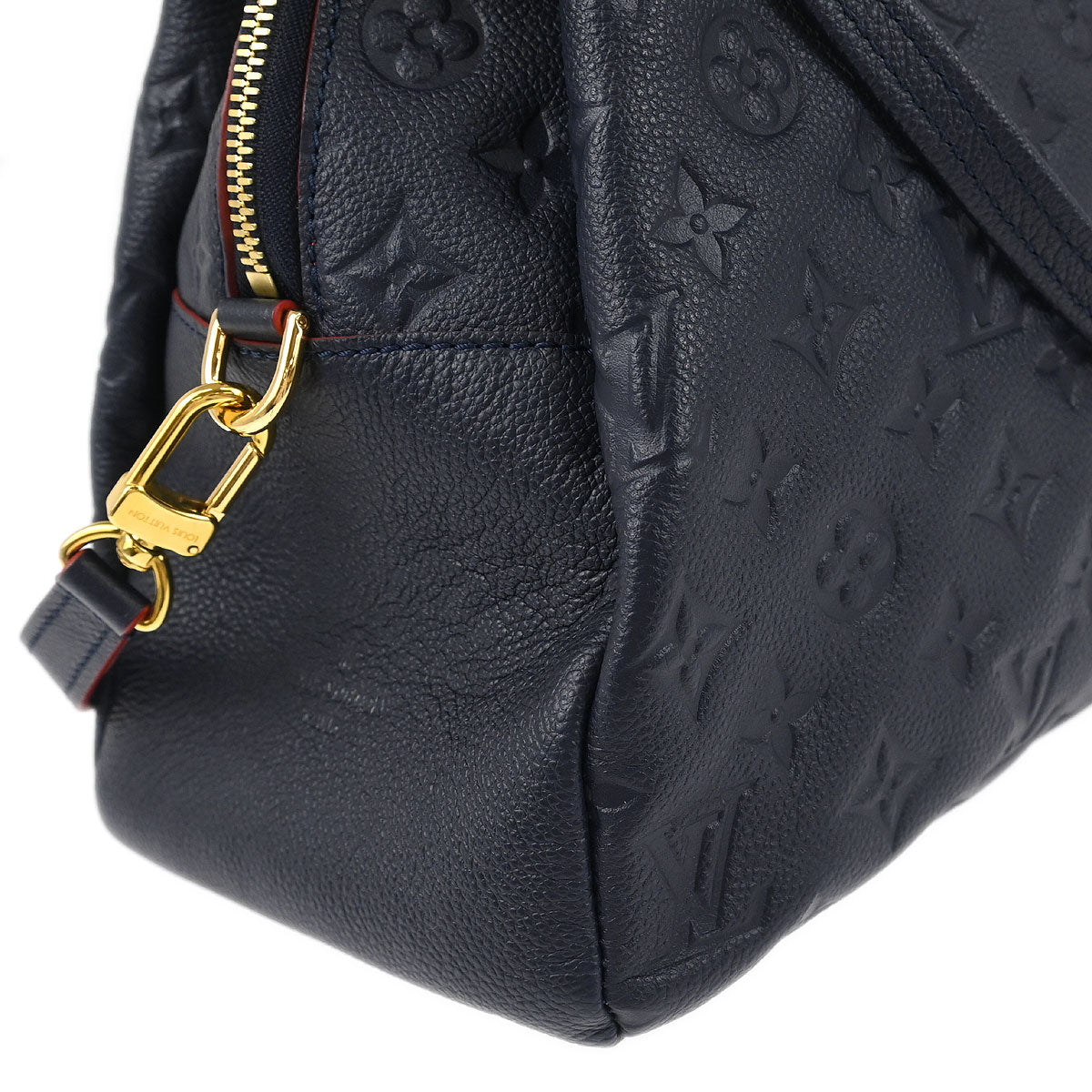 Louis Vuitton 2017 Navy Empreinte Ponthieu PM 2way Shoulder Handbag M43721