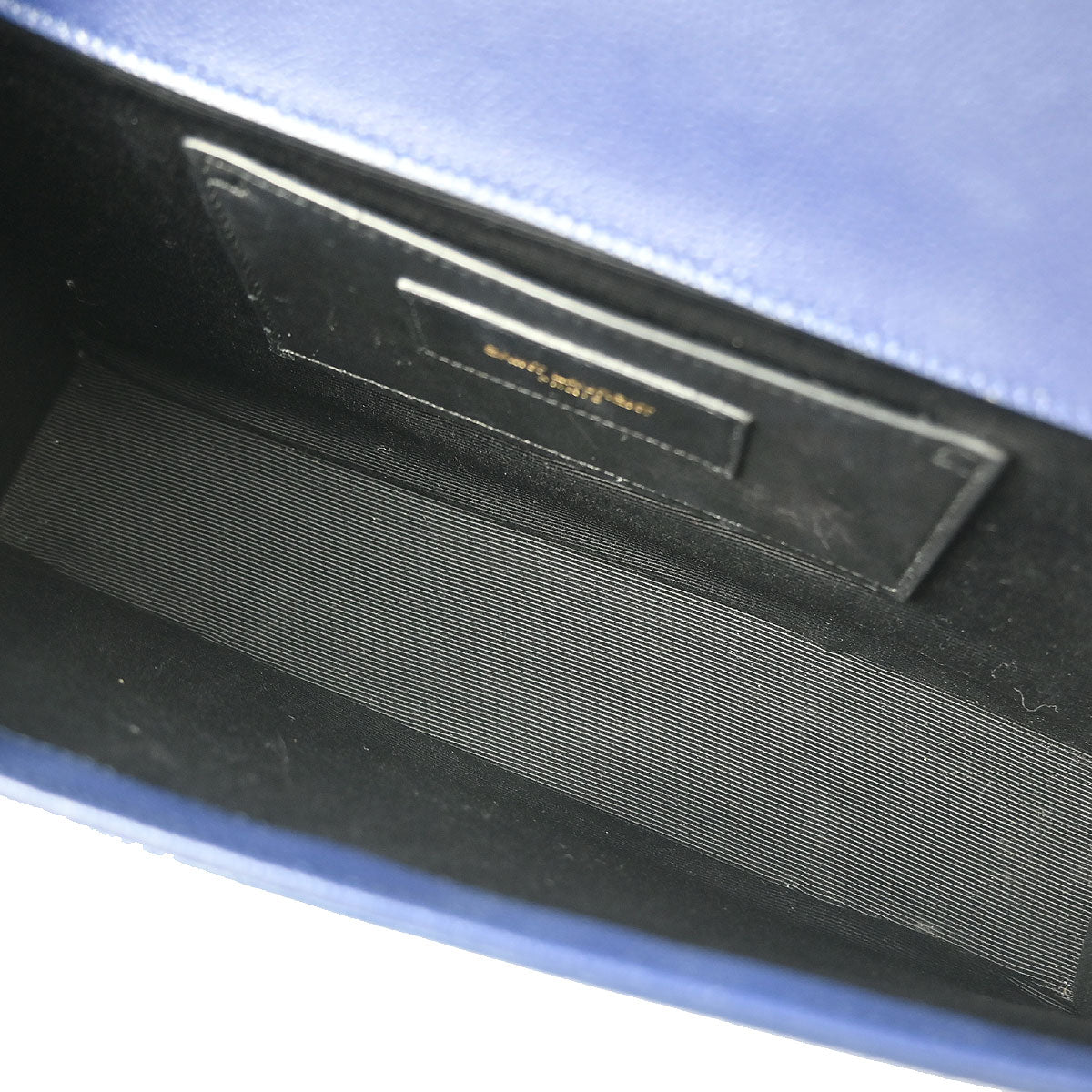 Saint Laurent Navy Leather Kate Shoulder Bag