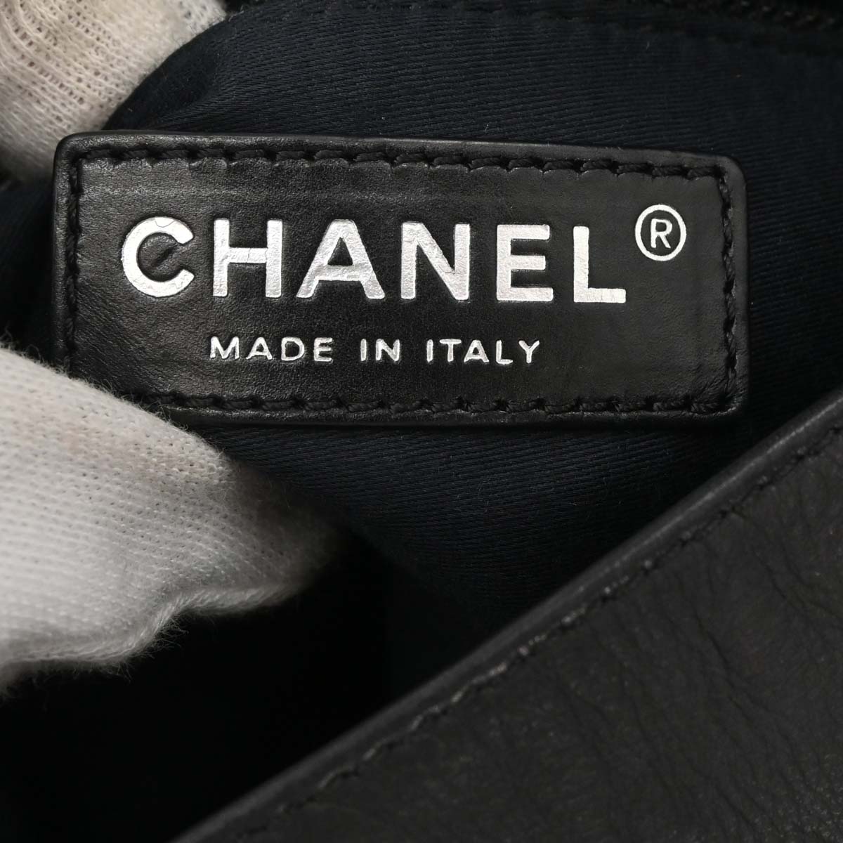 Chanel Black Lambskin 2way Shoulder Backpack Shoulder Bag
