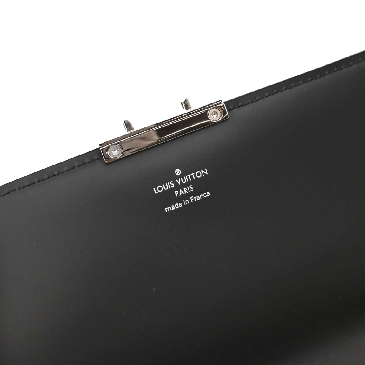 Louis Vuitton 2017 Black Epi Pochette Thames Clutch Bag M42742