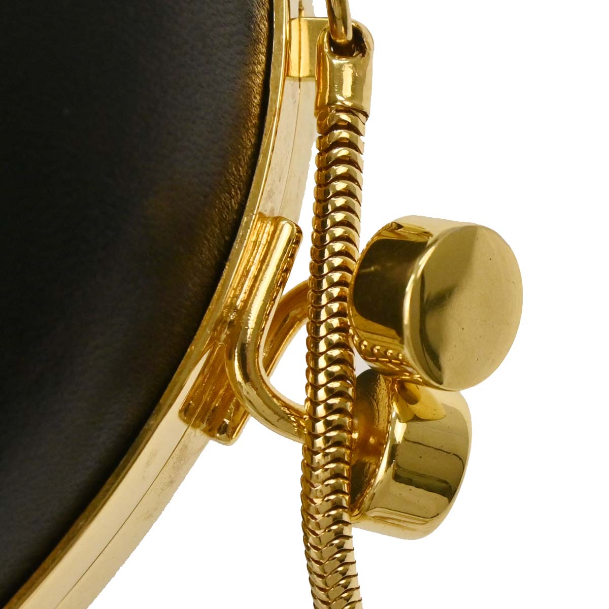 Saint Laurent Black Leather Love Box Shoulder Bag
