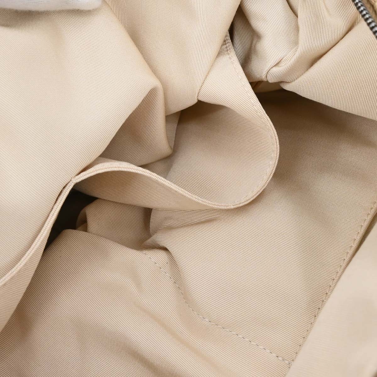 Chanel 2017 Beige Fabric Hobo Shoulder Bag