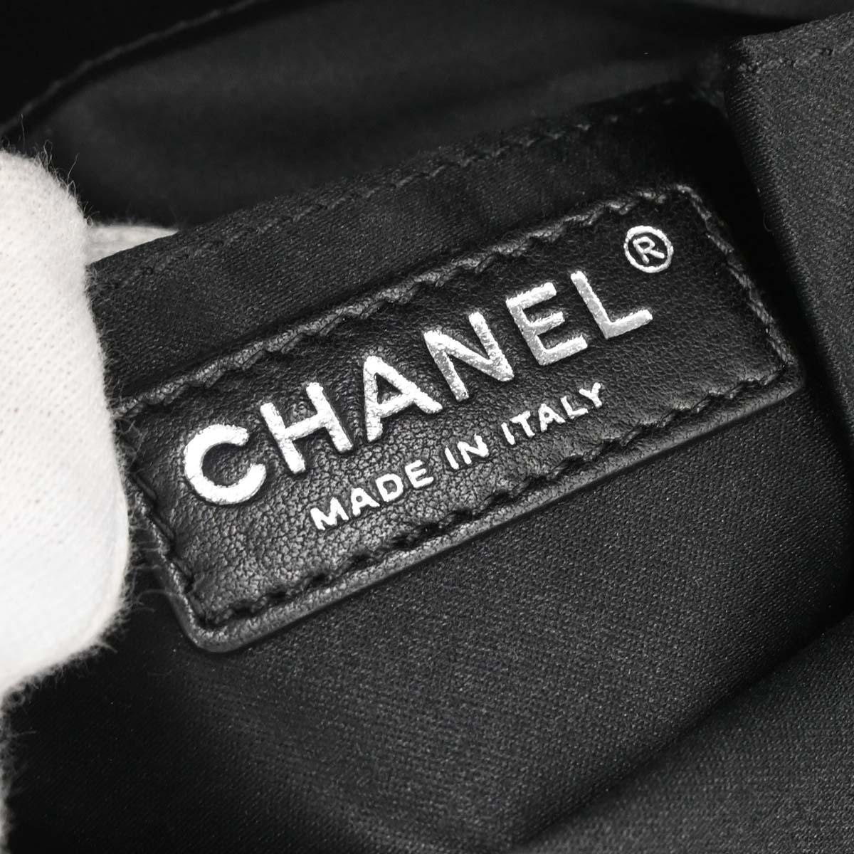 Chanel 2014-2015 Black Lambskin Tote Handbag