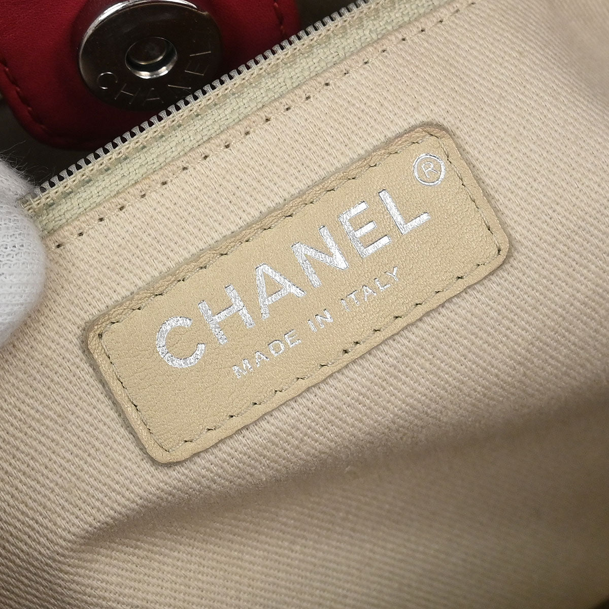 Chanel 2012-2013 Bordeaux Calfskin Hamptons Ultra Stitch Tote Chain Handbag