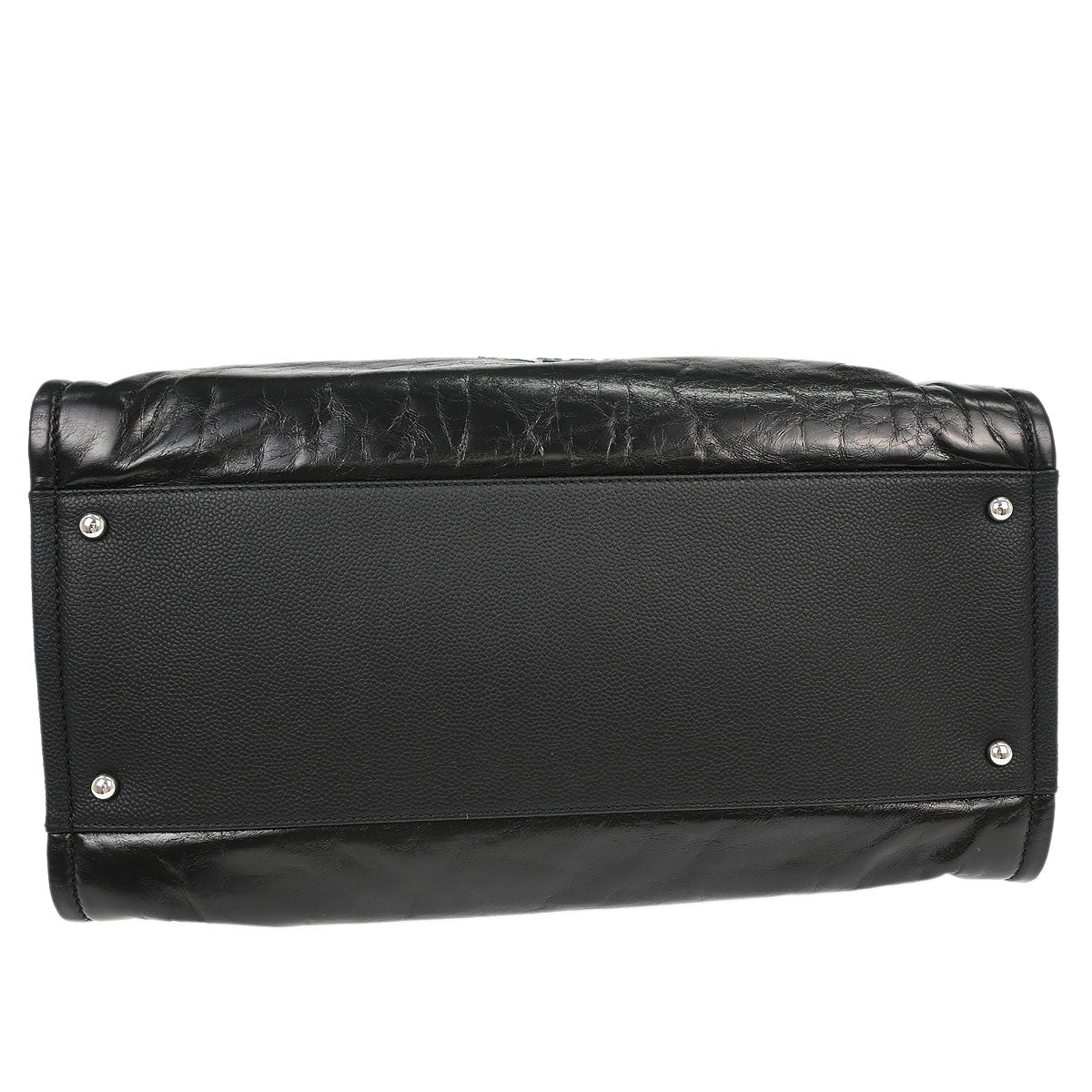 Chanel 2016-2017 Black Calfskin Medium Deauville 2way Shoulder Tote Bag
