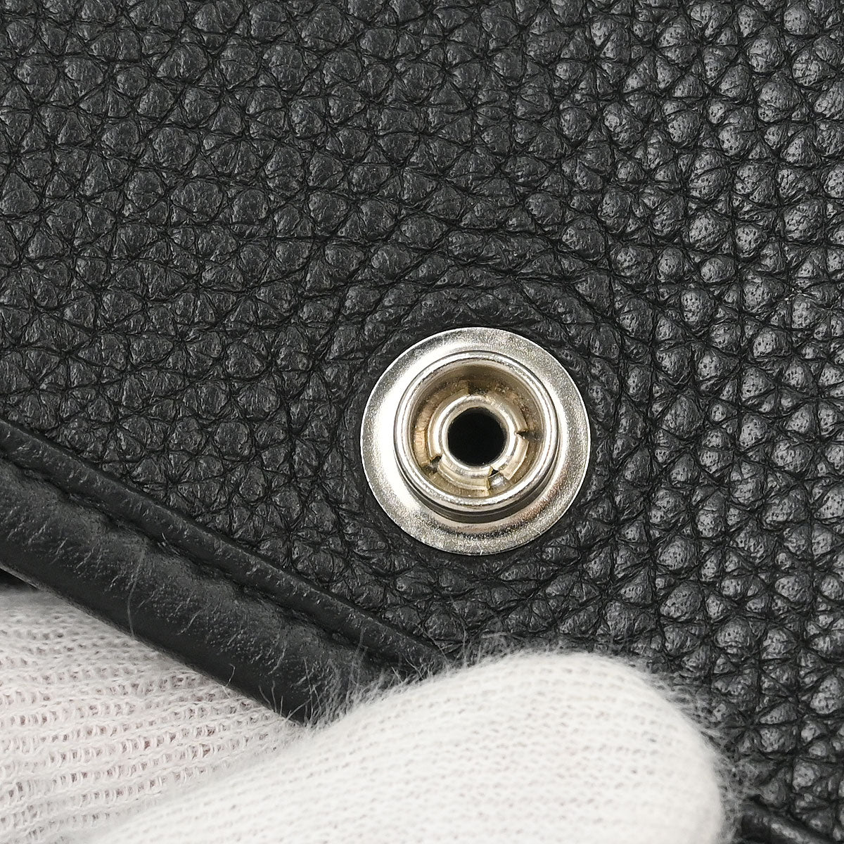 Hermes 2017 Black Taurillon Clemence Evelyne 3 29 PM Shoulder Bag