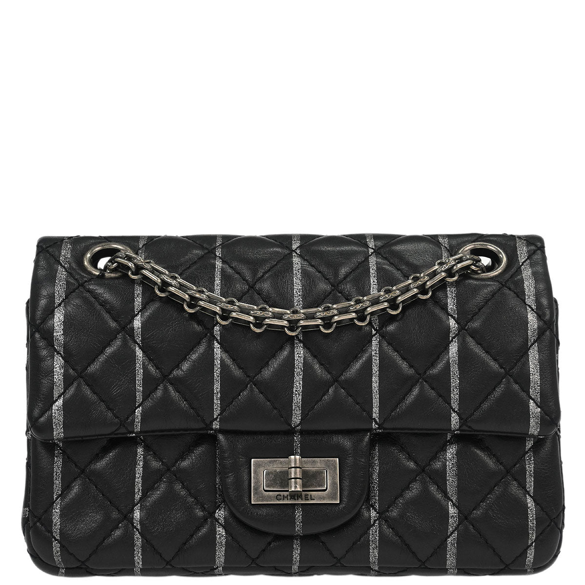 Chanel 2019 Black Calfskin Mademoiselle Lock Shoulder Bag