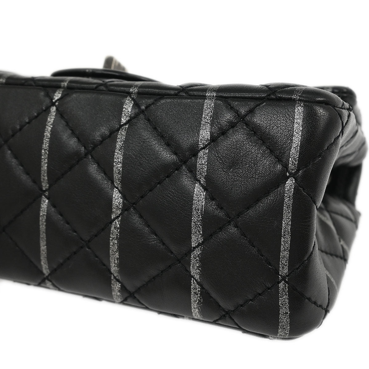 Chanel 2019 Black Calfskin Mademoiselle Lock Shoulder Bag