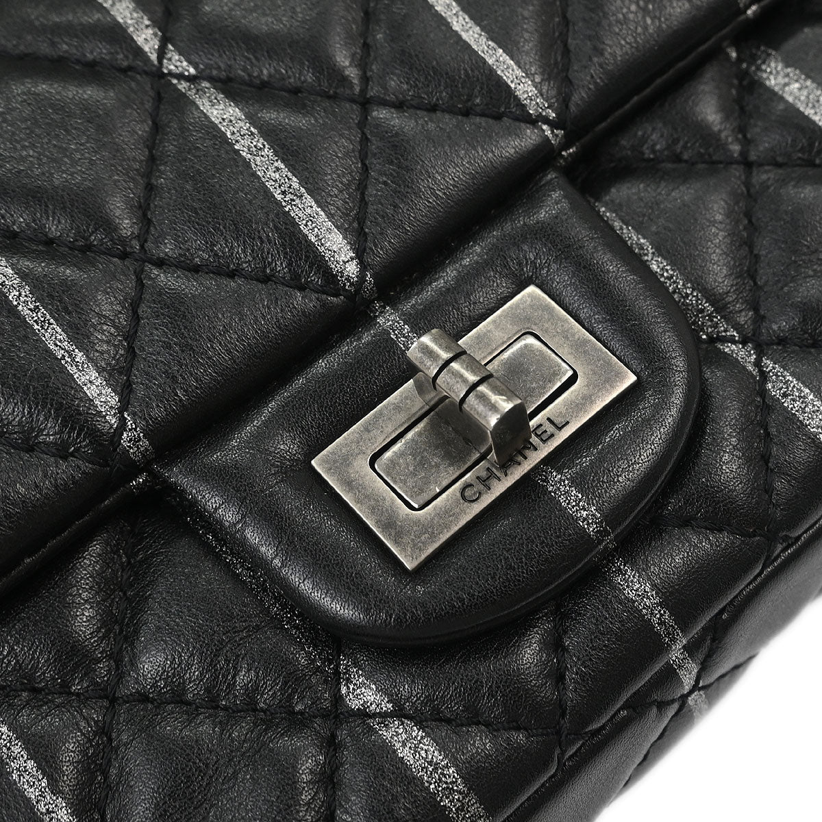Chanel 2019 Black Calfskin Mademoiselle Lock Shoulder Bag