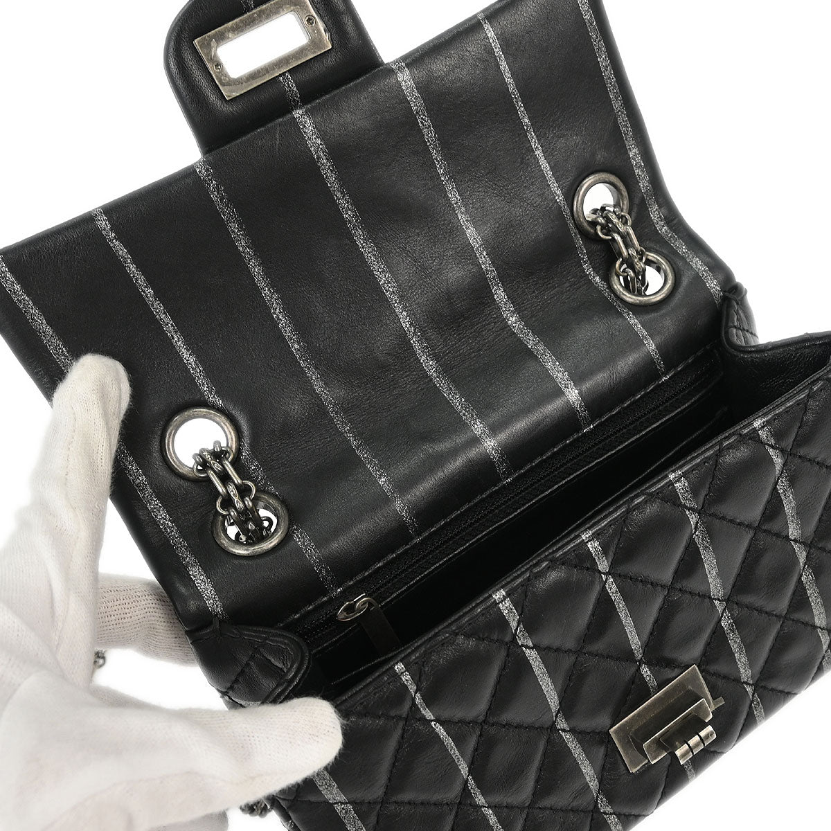 Chanel 2019 Black Calfskin Mademoiselle Lock Shoulder Bag